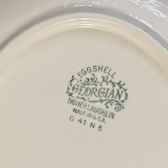 Vintage Homer Laughlin Eggshell Georgian Gold Trimmed Serving Platter G41N5 - Picture 4 of 5